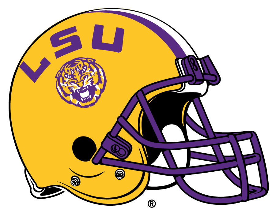 LSU Tigers 2014-Pres Helmet Logo diy DTF decal sticker